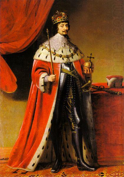 Gerard van Honthorst Portrait of Frederick V, Elector Palatine (1596-1632), as King of Bohemia china oil painting image